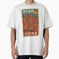 Authentic Vintage Xi'an China Stamp | Classic Asian Travel Postage | Retro Collectible Stamp Design | Historical Cultural Souvenir Illustration by PaintedPixels01