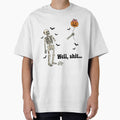 Funny Sarcastic Skeleton Halloween Dark Humor by KroghDs