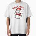 Holly Jolly Snowman | Cute Kawaii Christmas Snowman | Festive Holiday Winter Design by StyleLap