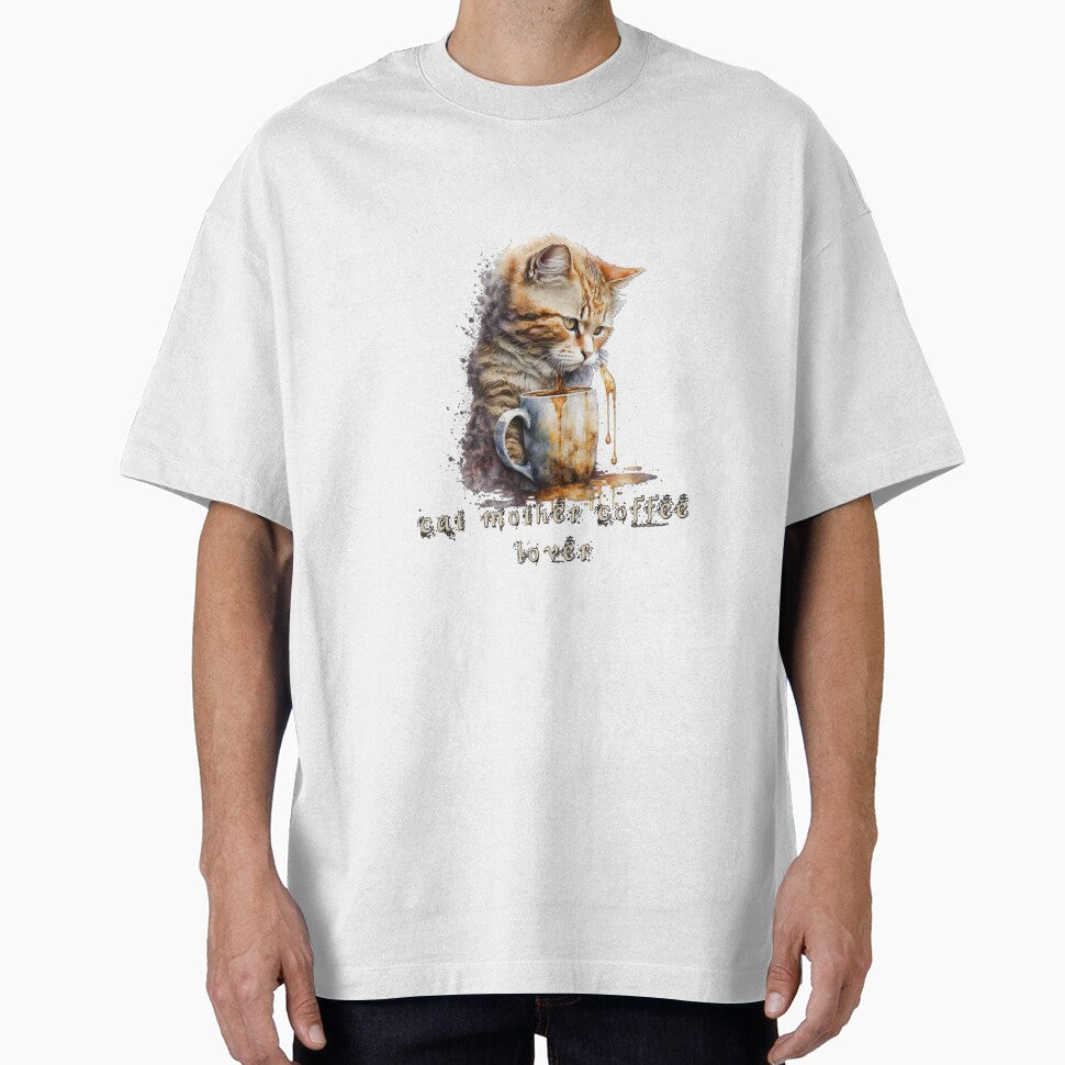 cat mother coffee lover by princevb2011
