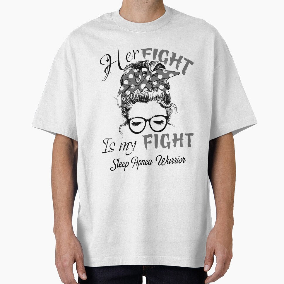 Sleep Apnea Awareness - Her Fight is my Fight - Support Sleep Apnea Gifts by Aaron309