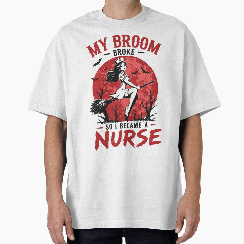 NURSE HALLOWEEN my broom broke so now i’m a nurse by YNELENT