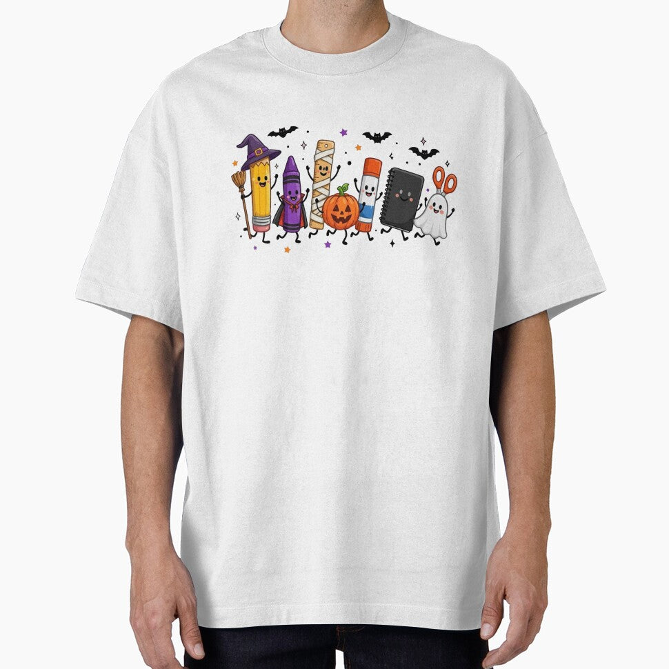 Cute Halloween Teacher School Supplies Spooky Squad by haitrieuic96