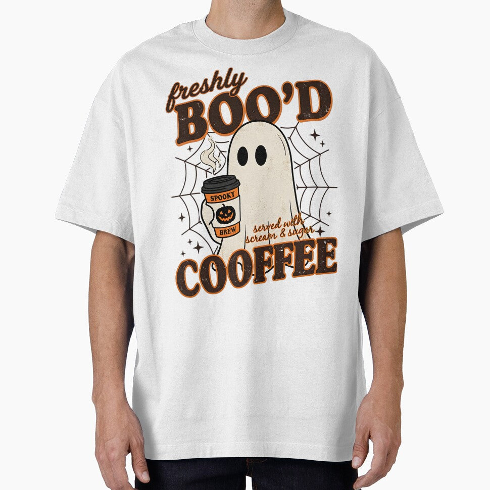 Freshly Boo'd with Scream and Sugar Halloween Ghost Coffee by averyfisher