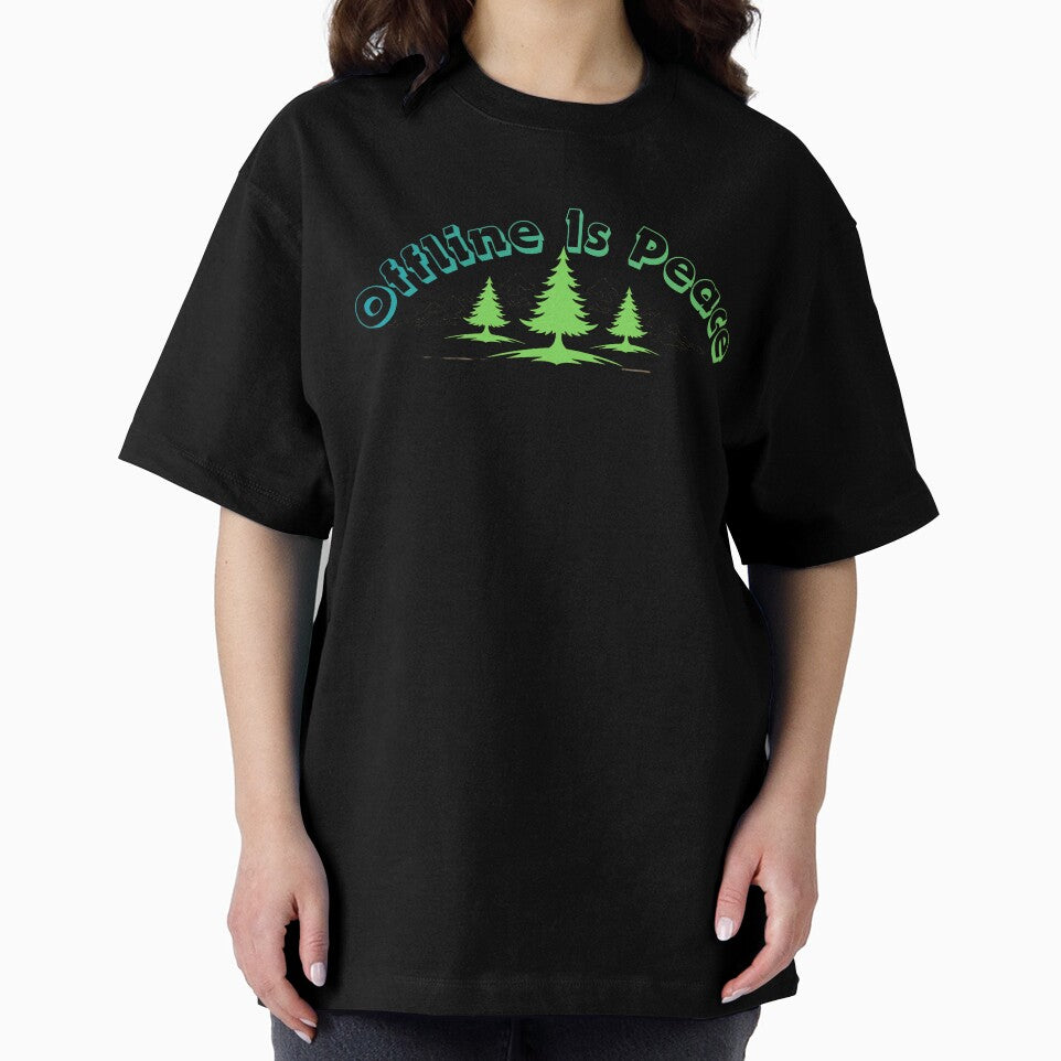 Offline Is Peace Nature Design by Sharpy-X