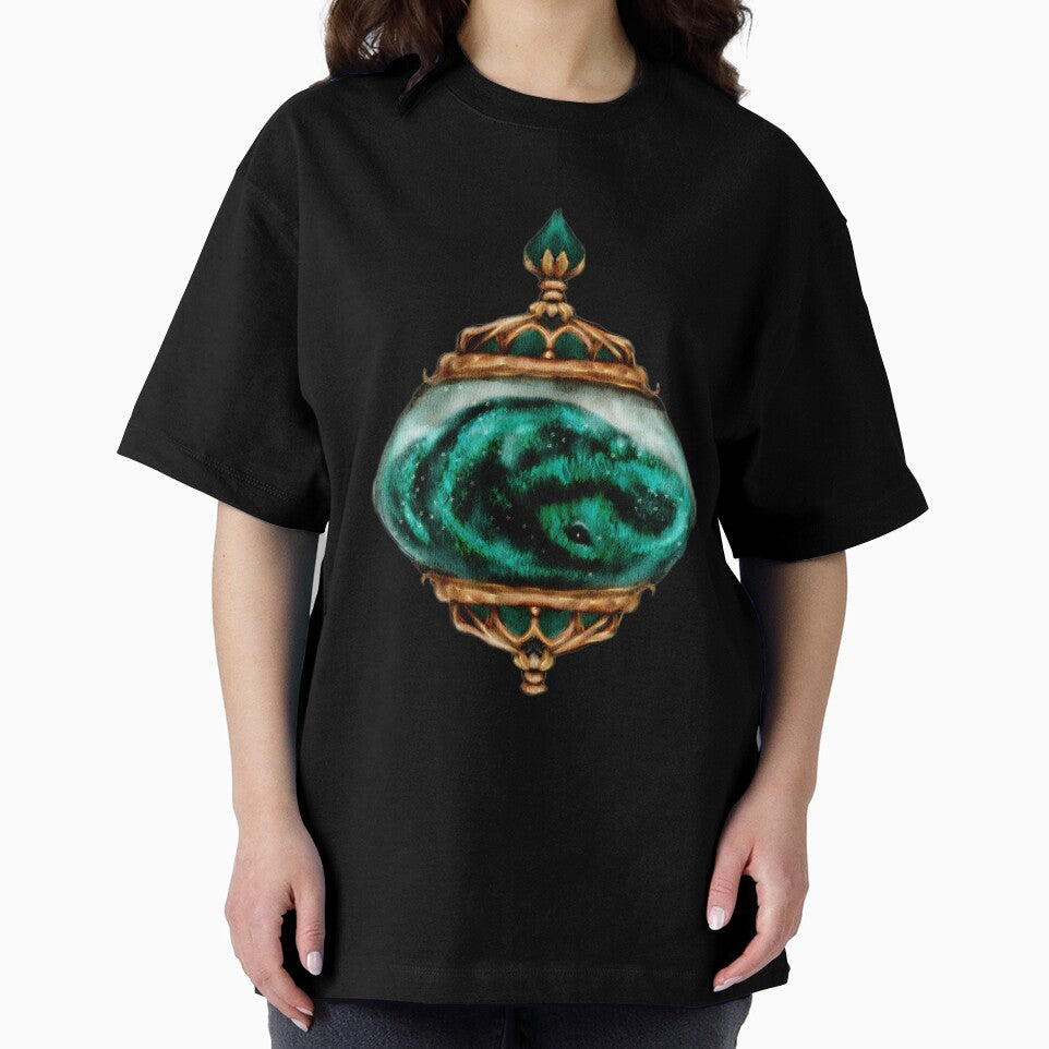 Dark academia snake art watercolor gothic jewelry design pendant by Monica Laipple