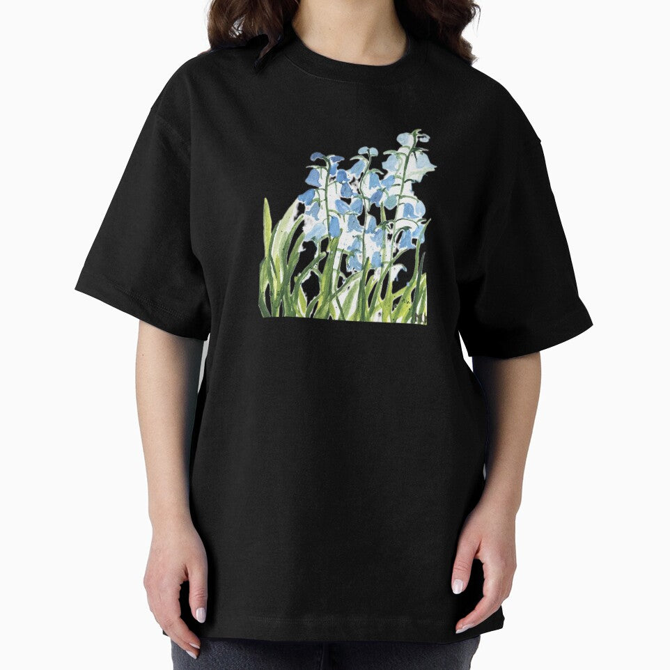 Bluebells Watercolor Flowers – Botanical Floral Art by Monika Howarth