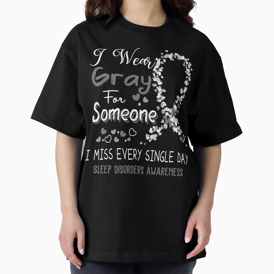 I Wear Gray Sleep Disorders Awareness by GennieShop