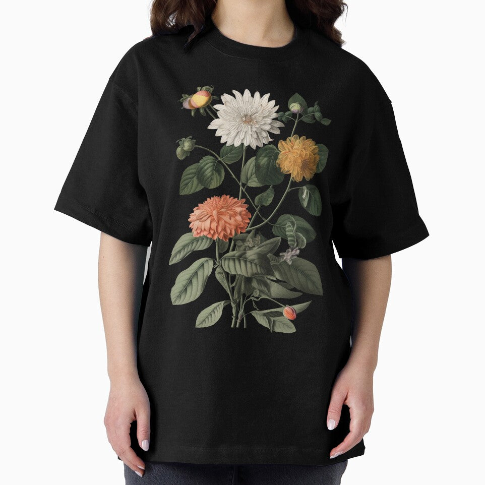 Dark Victorian Botanical Poster by Enyr