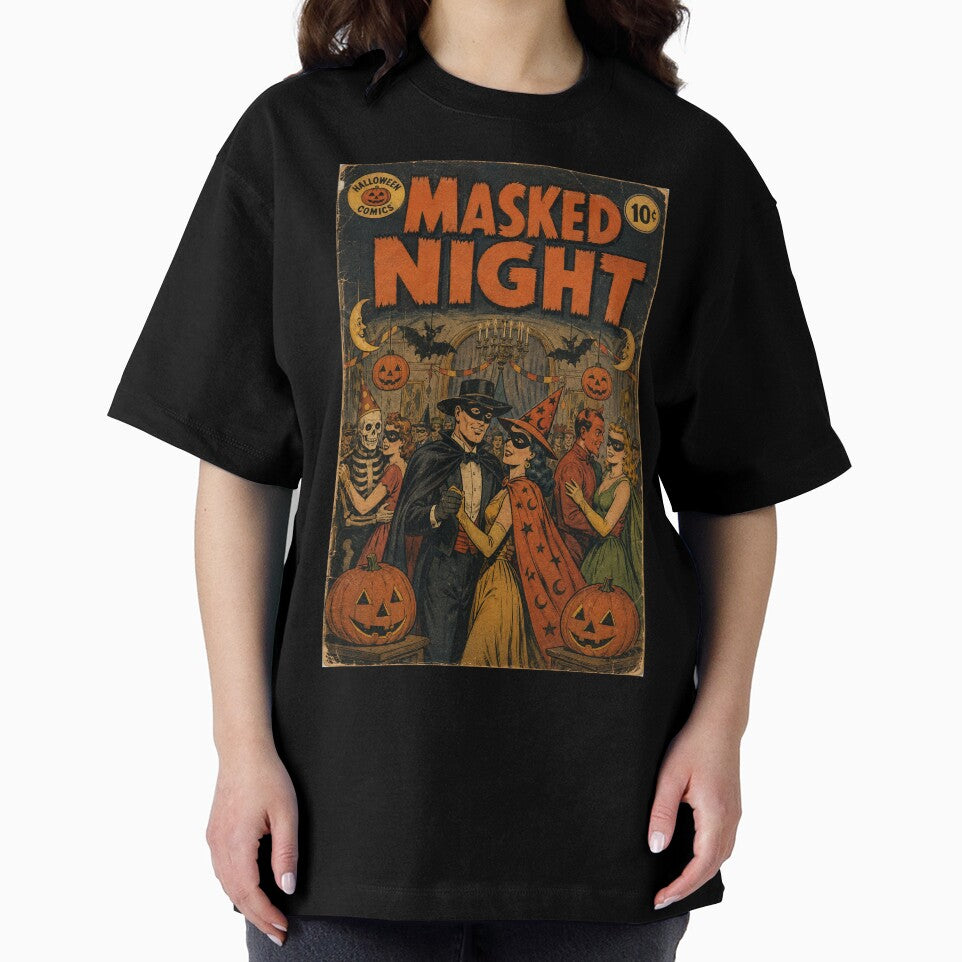 Antique Halloween Comic Book Cover Art: Masquerade Gathering by bapupa