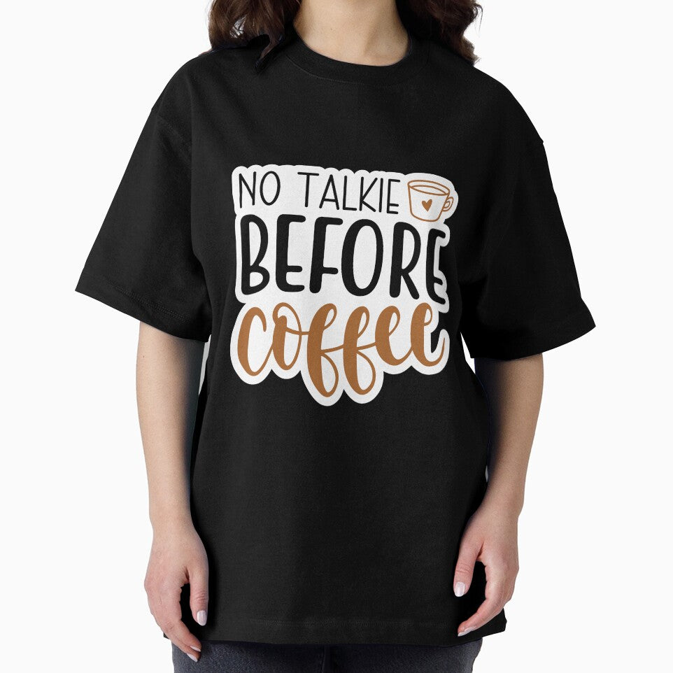 Sticker No Talkie Before Coffee by P2Genies