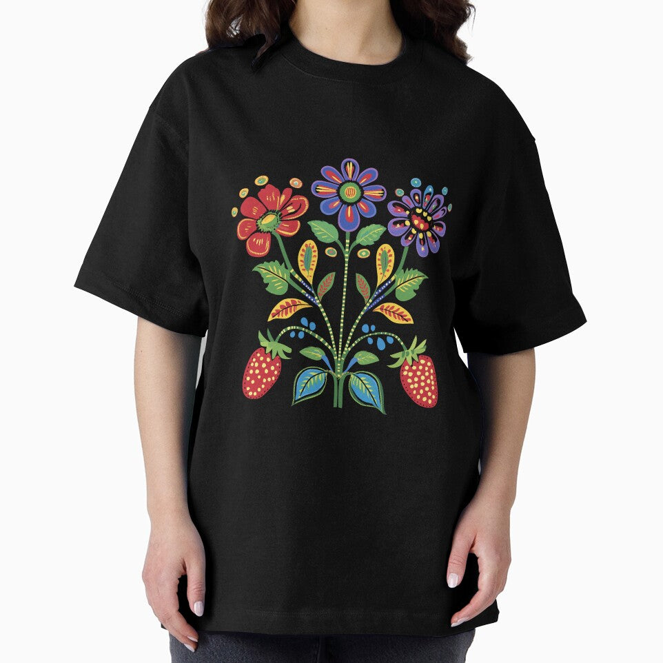 Anishinaabe Floral With Ojibwa flowers by YalenArt
