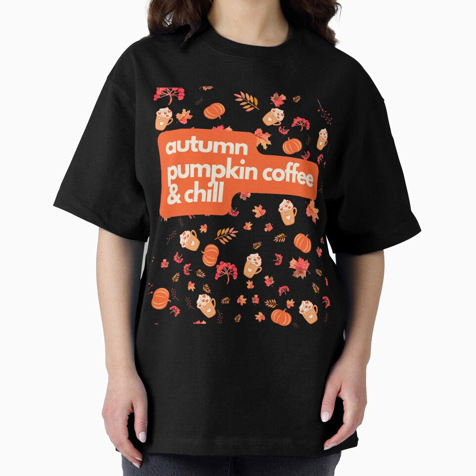 Autumn pumpkin coffee and chill by SzymonC000zyArt
