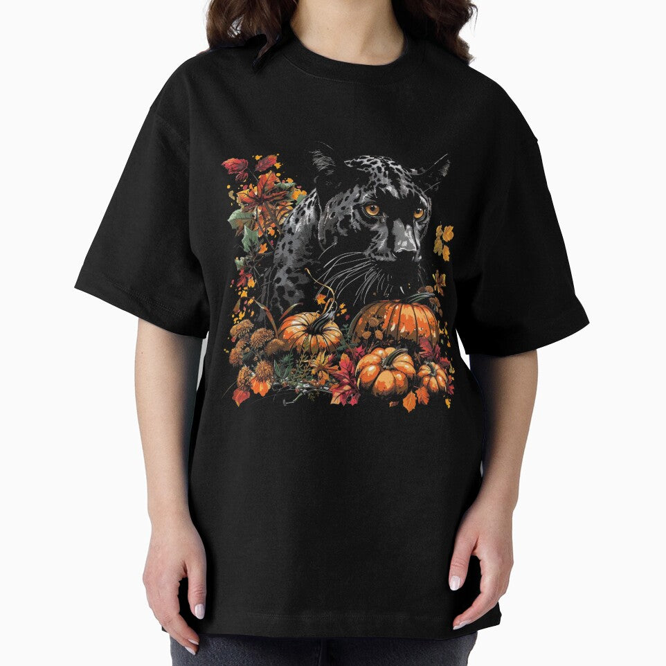 Fall Pumpkins Panther by DigitalToast