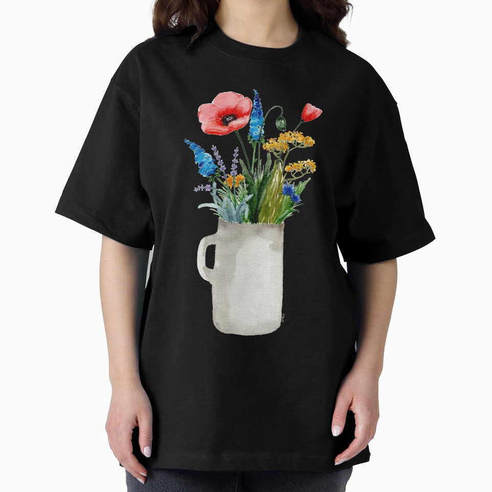 Pot of wildflowers by PetitMartin