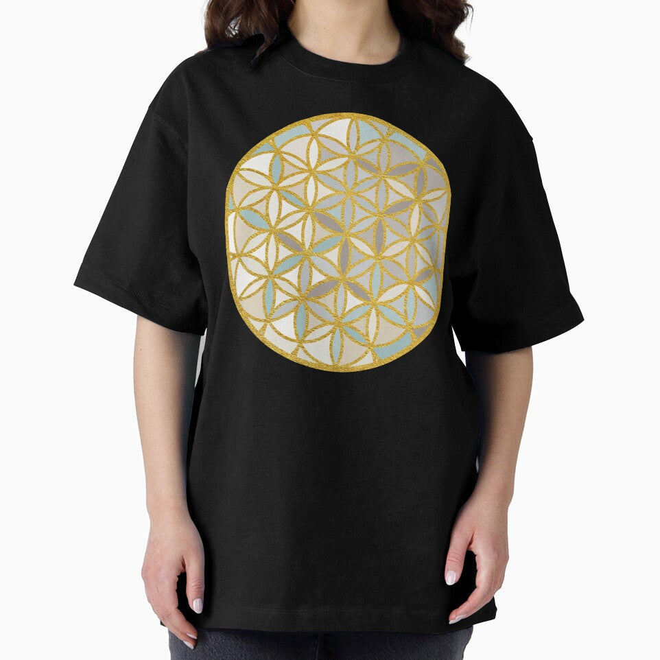 Sacred Geometry-Flower Of Life-Blues by Pamelandia