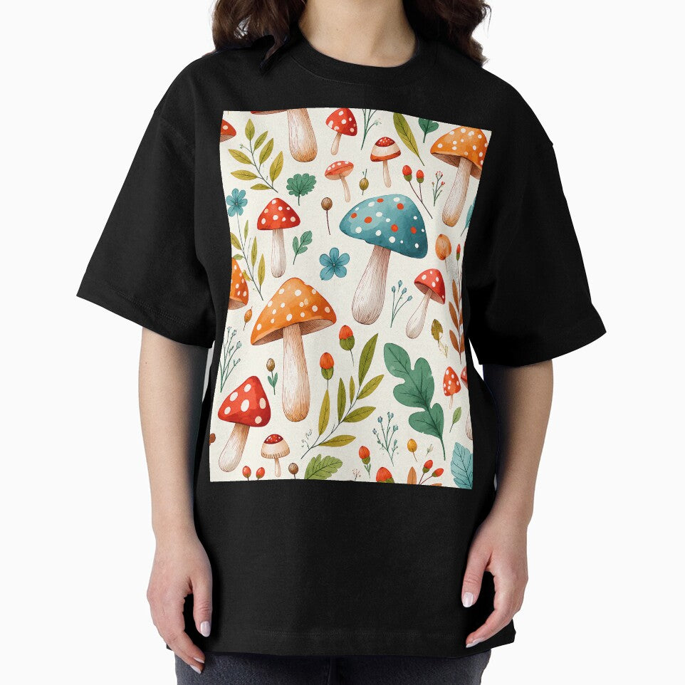 Hippie Mushroom | Groovy Psychedelic Boho Nature Art by flowerpower999