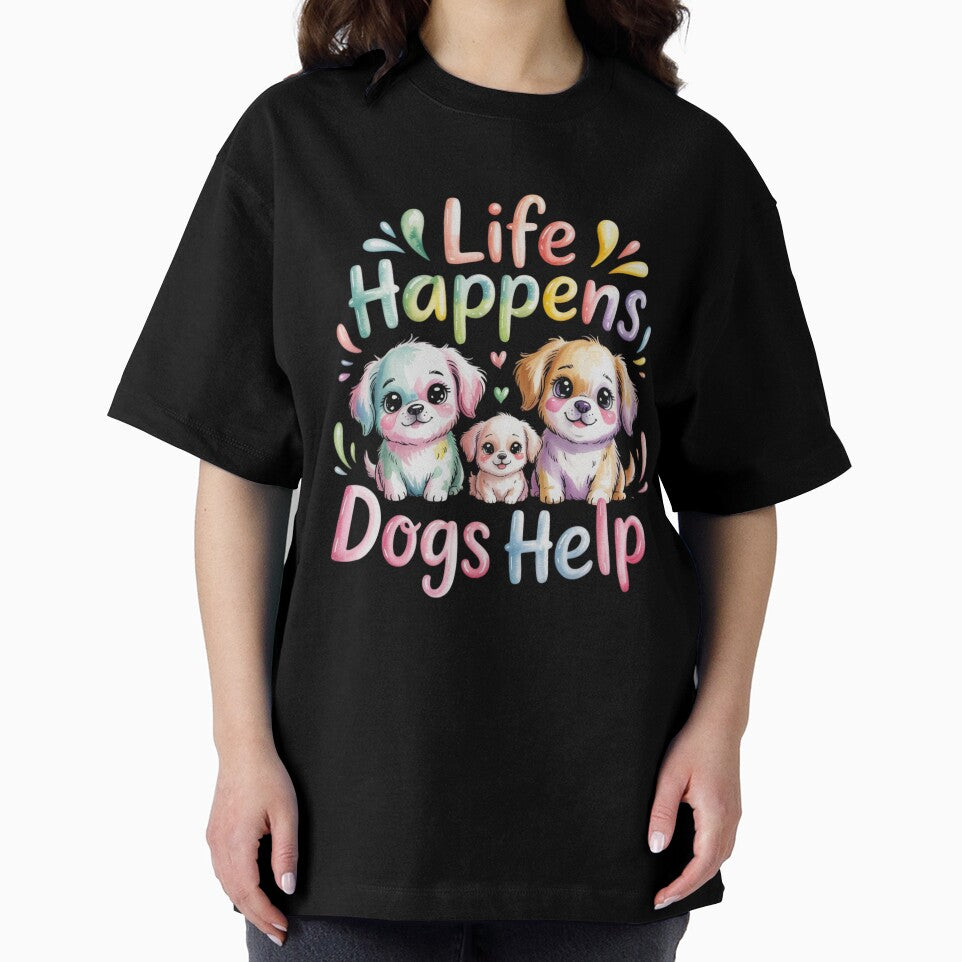 Life Happens Dogs Help by FurrFunPrints
