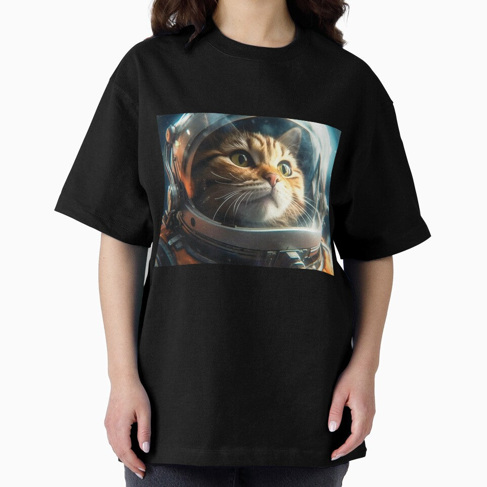 Cute Space Cat In Astronaut Suit by AdrianGrosu