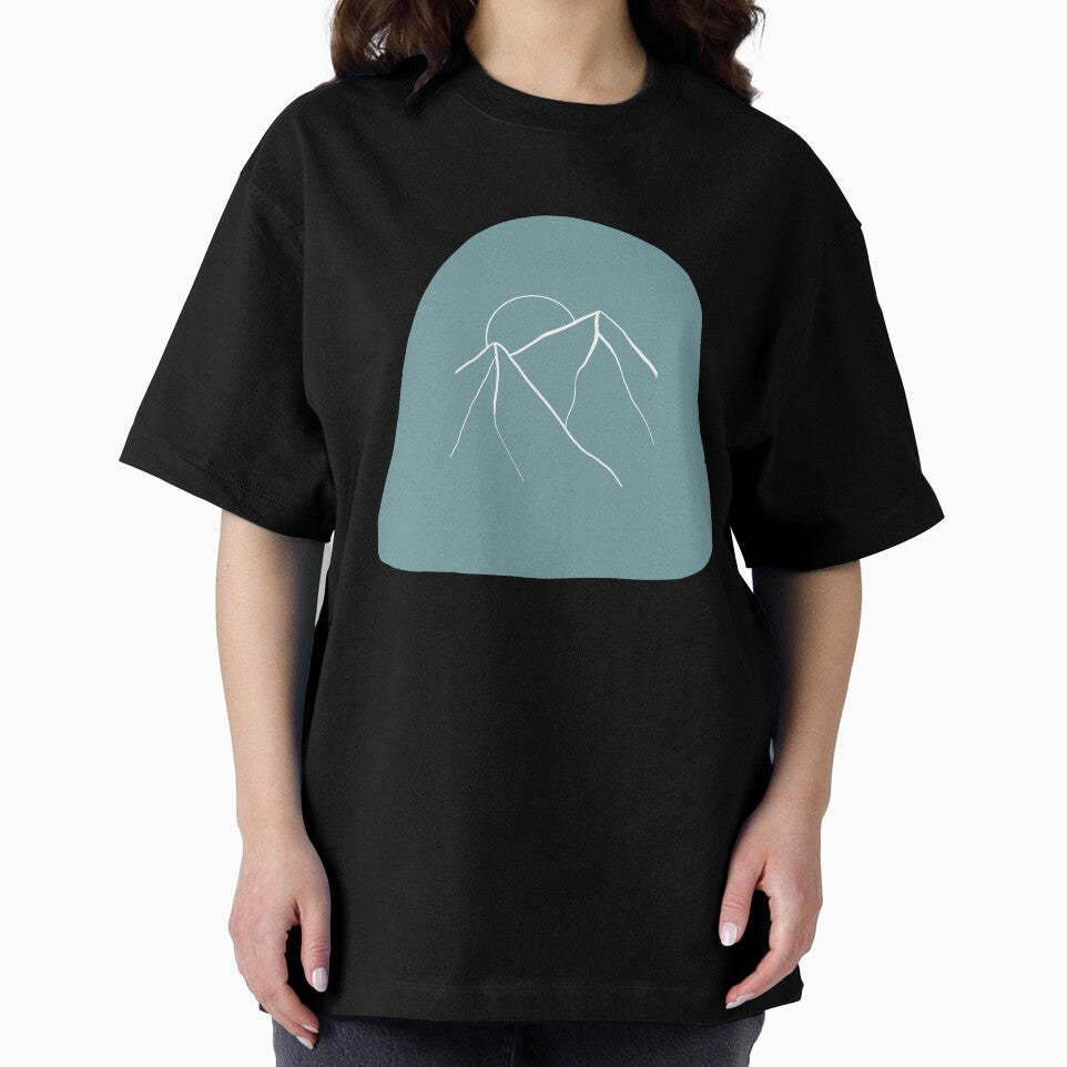 Minimalist Wanderlust Mountain, Bohemian Style by MajesticTree