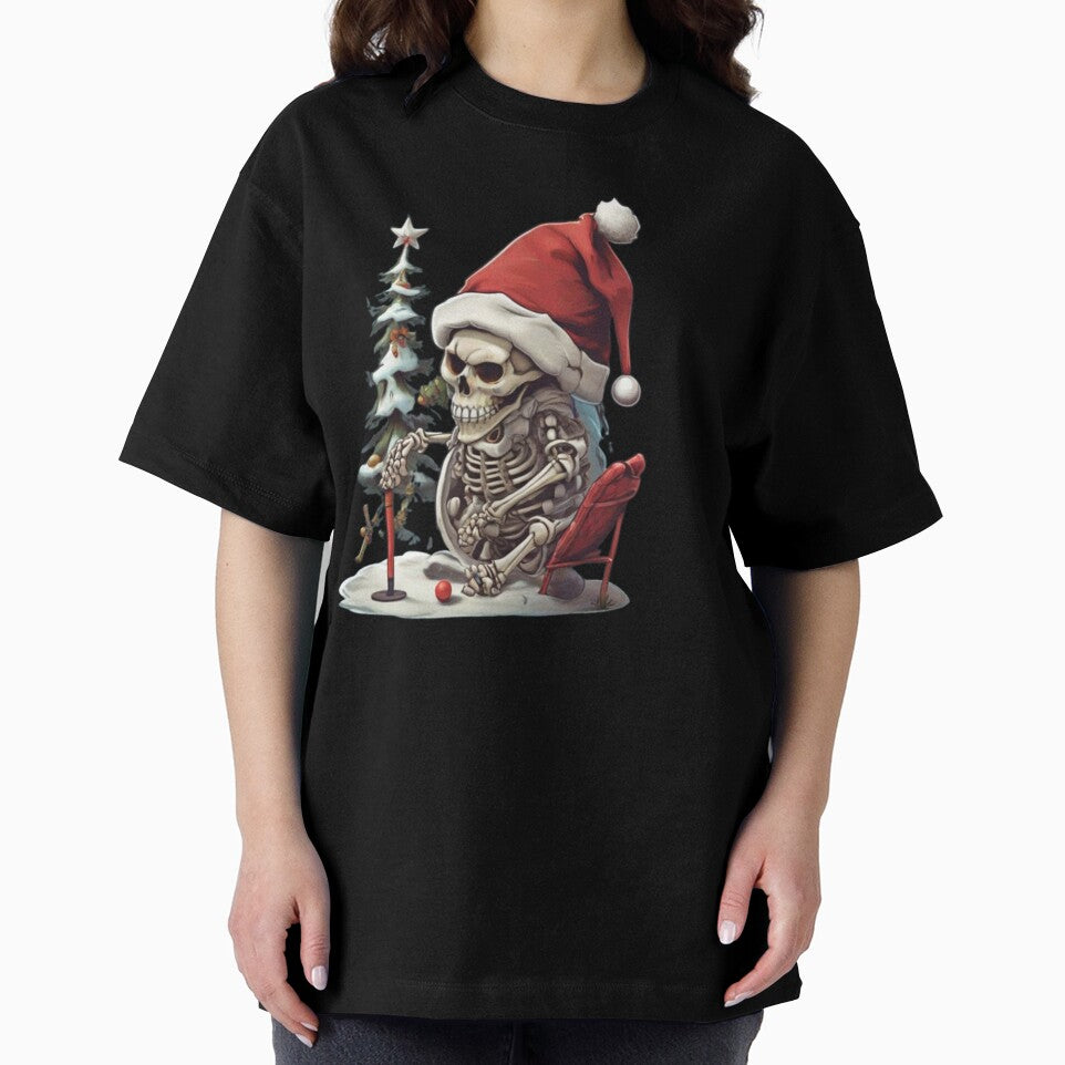 Funny Christmas Skeleton Golf Funny Xmas Gift For Golfers by bluel_evin