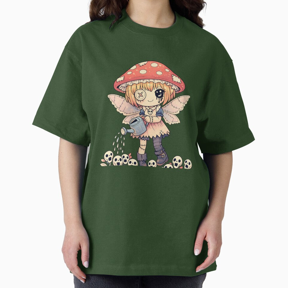 Creepy Cute Mushroom Fairy Fantasy Art by SoftSproutstu