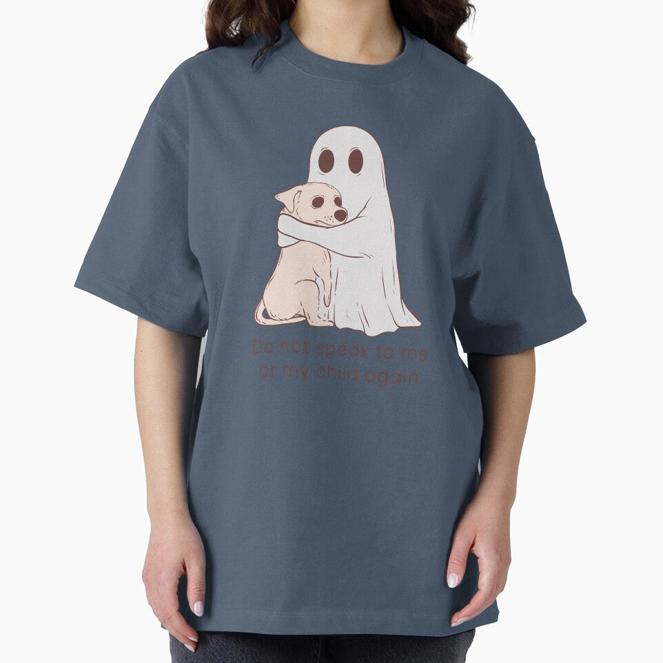 Cute ghost and dog - don’t speak to me or my child again by Jess.a.creates