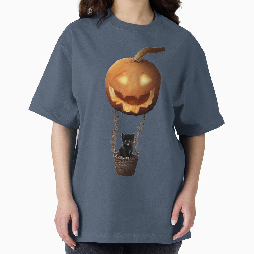 Halloween Black Cat and the Jack-O-Lantern Pumpkin by Last Ray Visuals