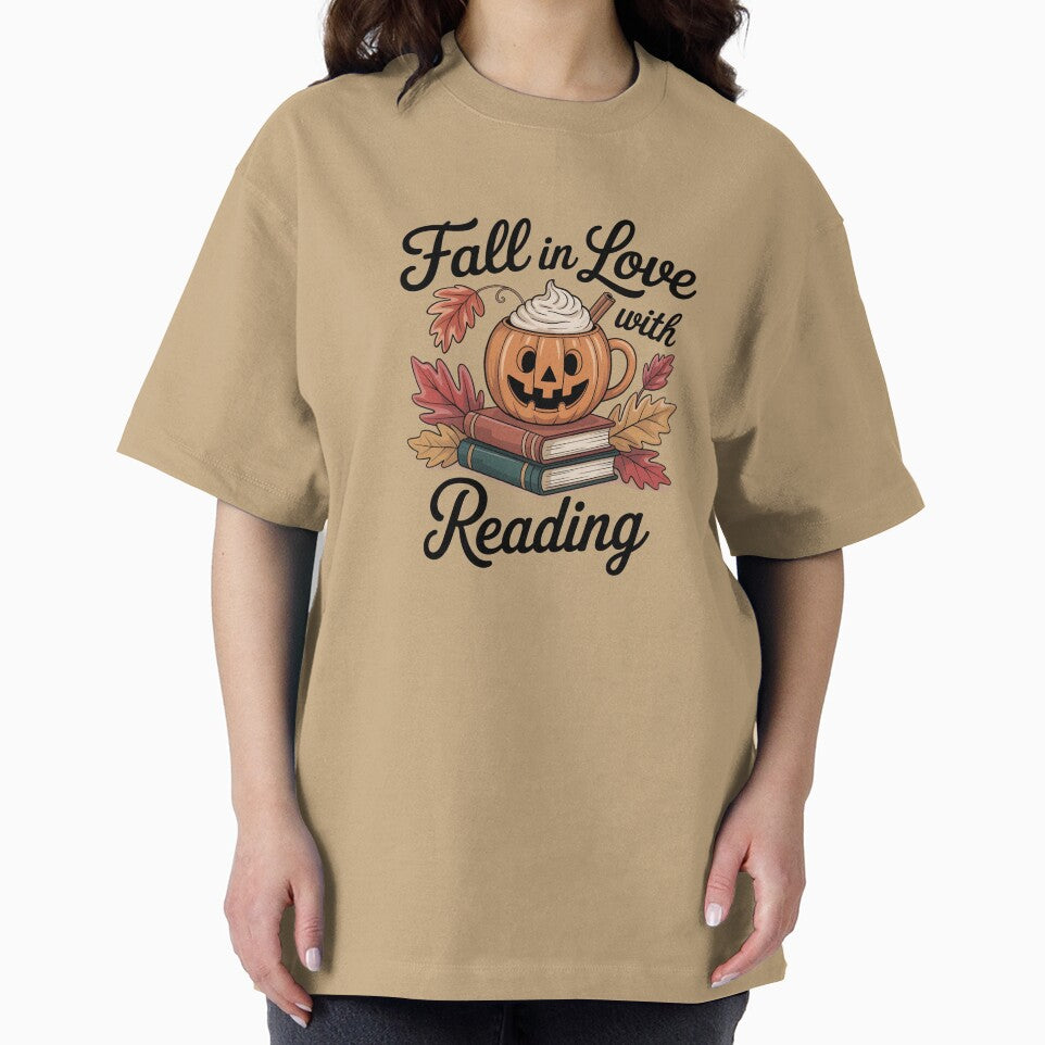 Fall in Love with Reading – Cute Cozy Autumn Pumpkin by Zibis09