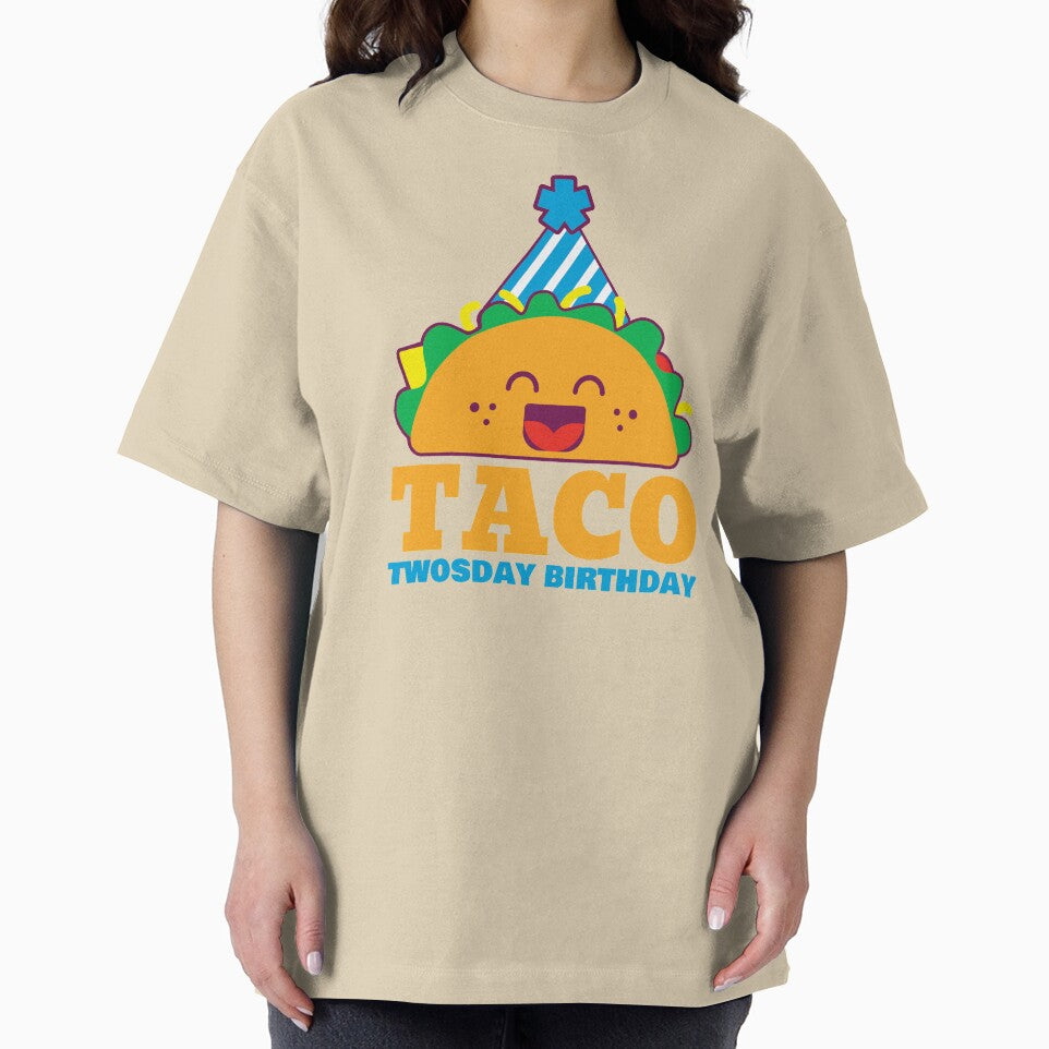 Taco twosday birthday blue boy by Mylittleprints