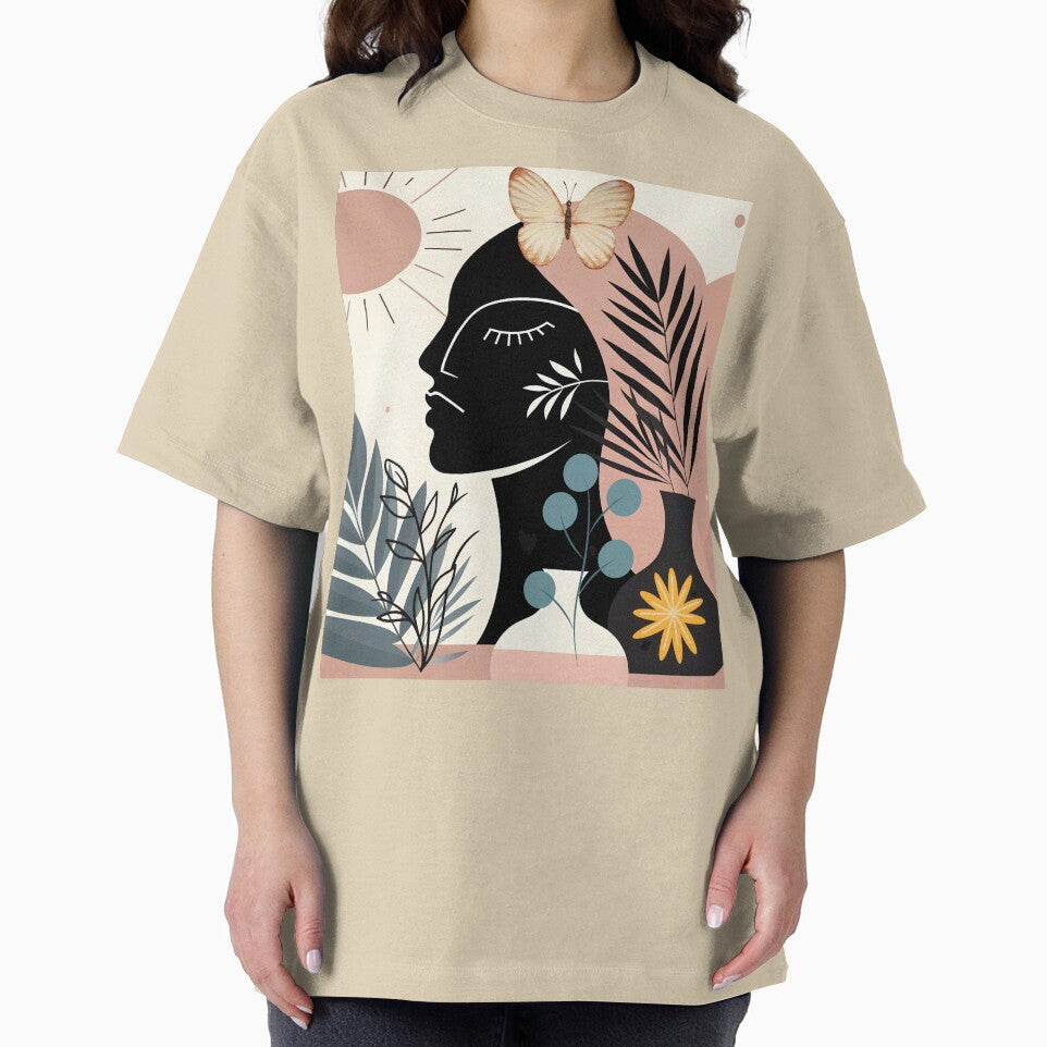 Boho Aesthetic Boho Plant Geometric by MarcelooArt