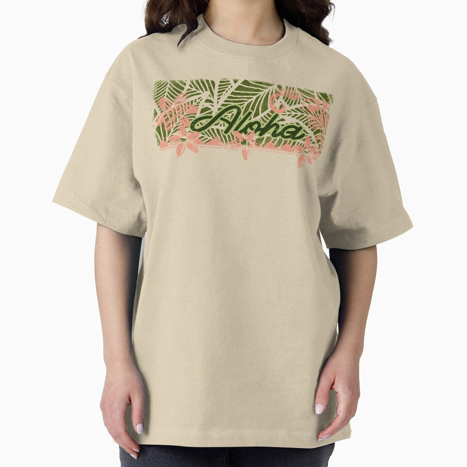 Vintage Distressed Ink Aloha Banner by sunnthreads