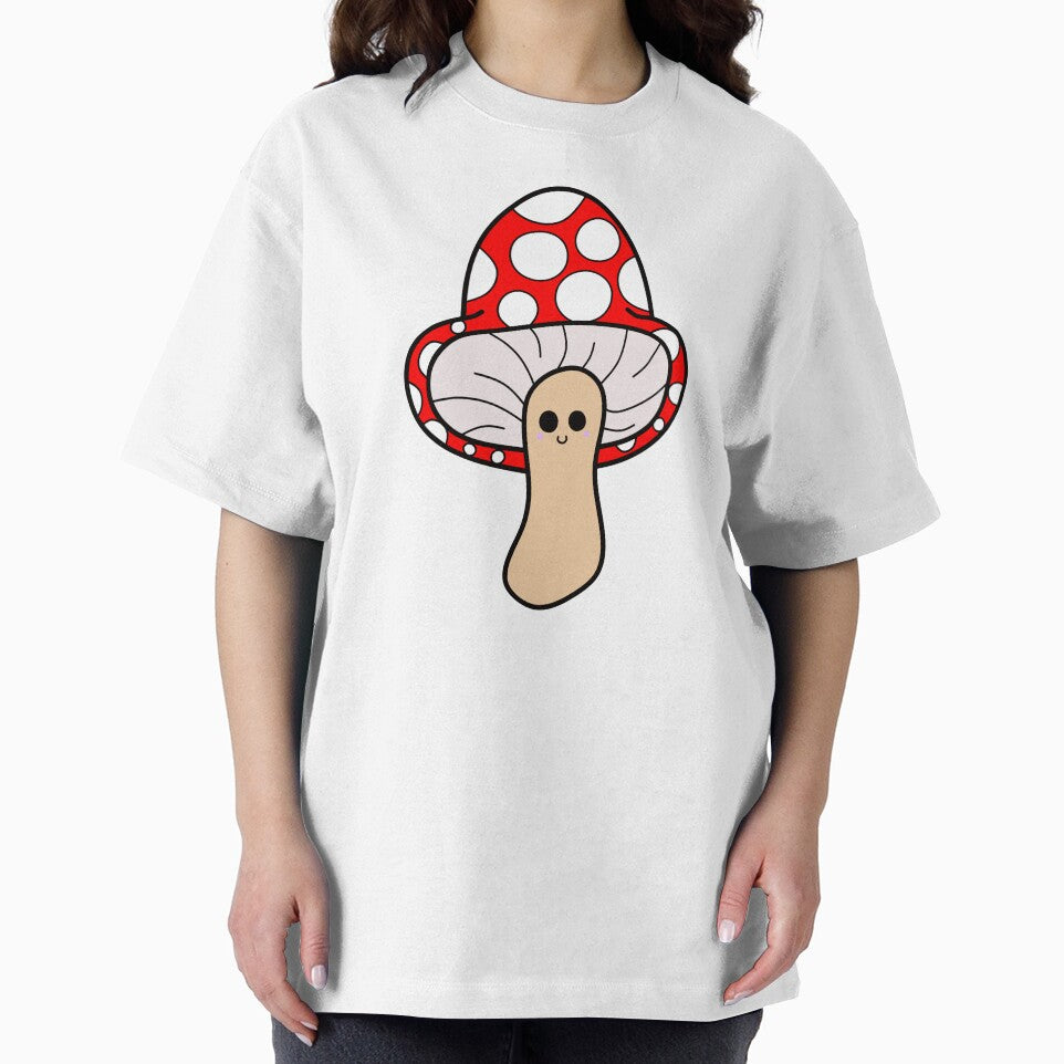 Cute Smiling Red Mushroom by MrsCreative1