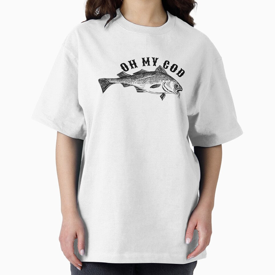 Oh My Cod, Funny Fish Pun by juliaplusgents