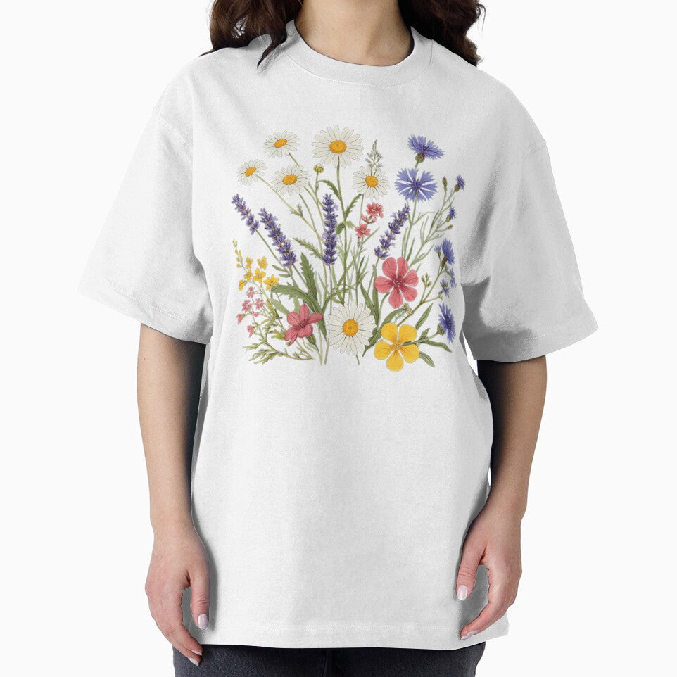 Wildflower Bouquet Watercolor Floral Art by K-vino