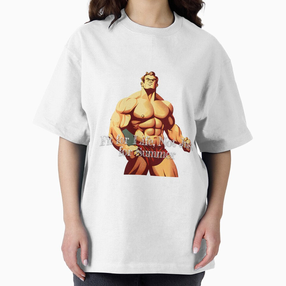 Fit for Life, Not Just for SummerDesignBodybuilding Fitness Gym Workout Exercise Merch Print Design by tengamerx