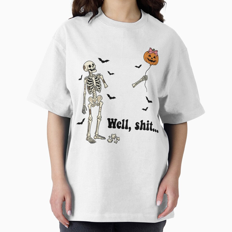 Funny Sarcastic Skeleton Halloween Dark Humor by KroghDs