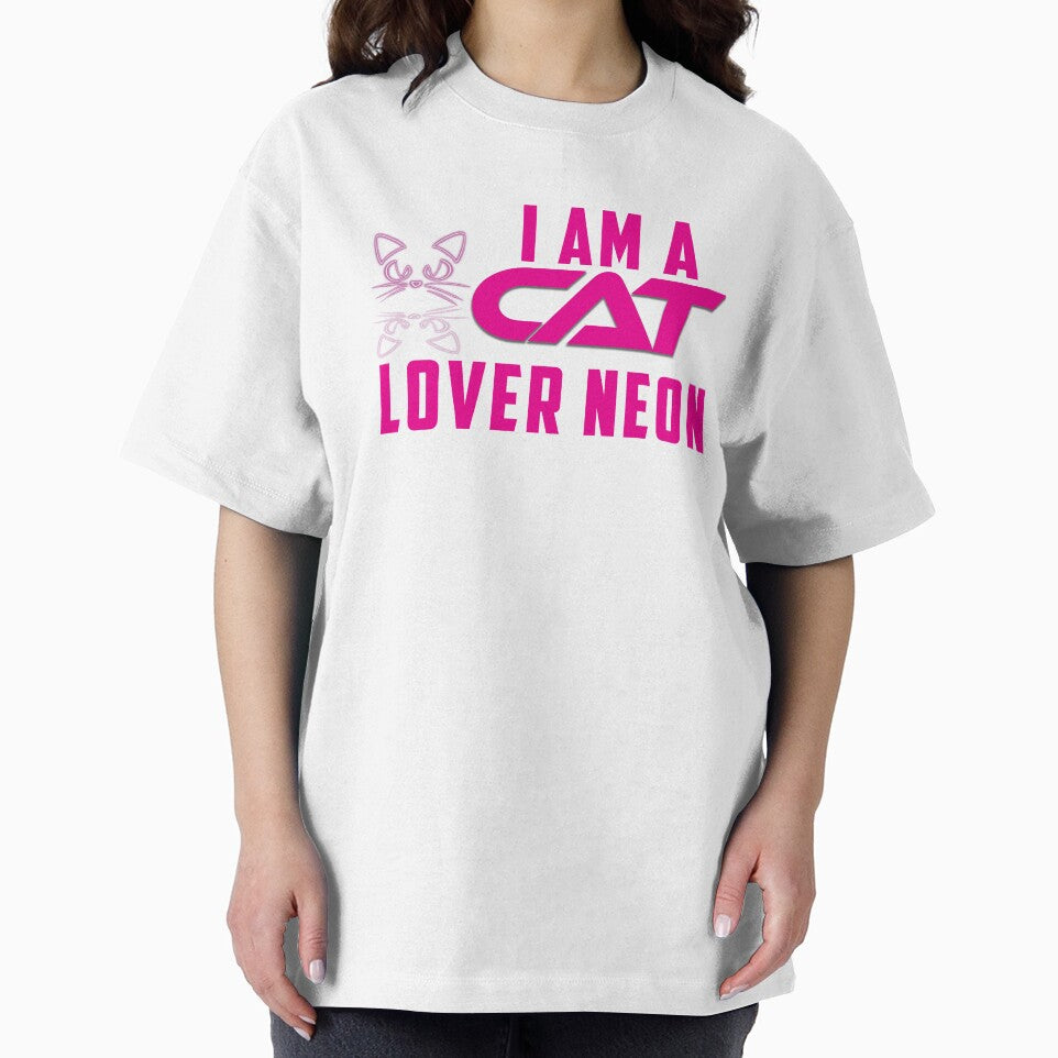 I am A Cat Lover Neon by faicalart