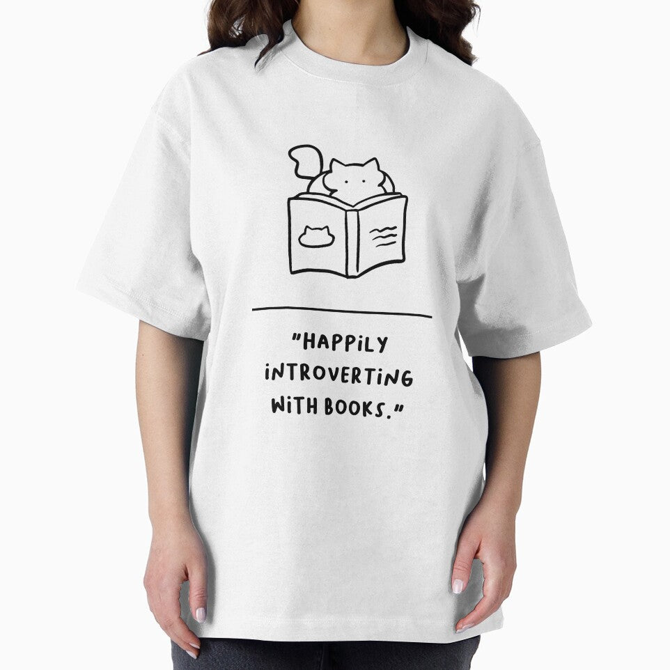 "Happily Introverting with Books" by RM-Journey