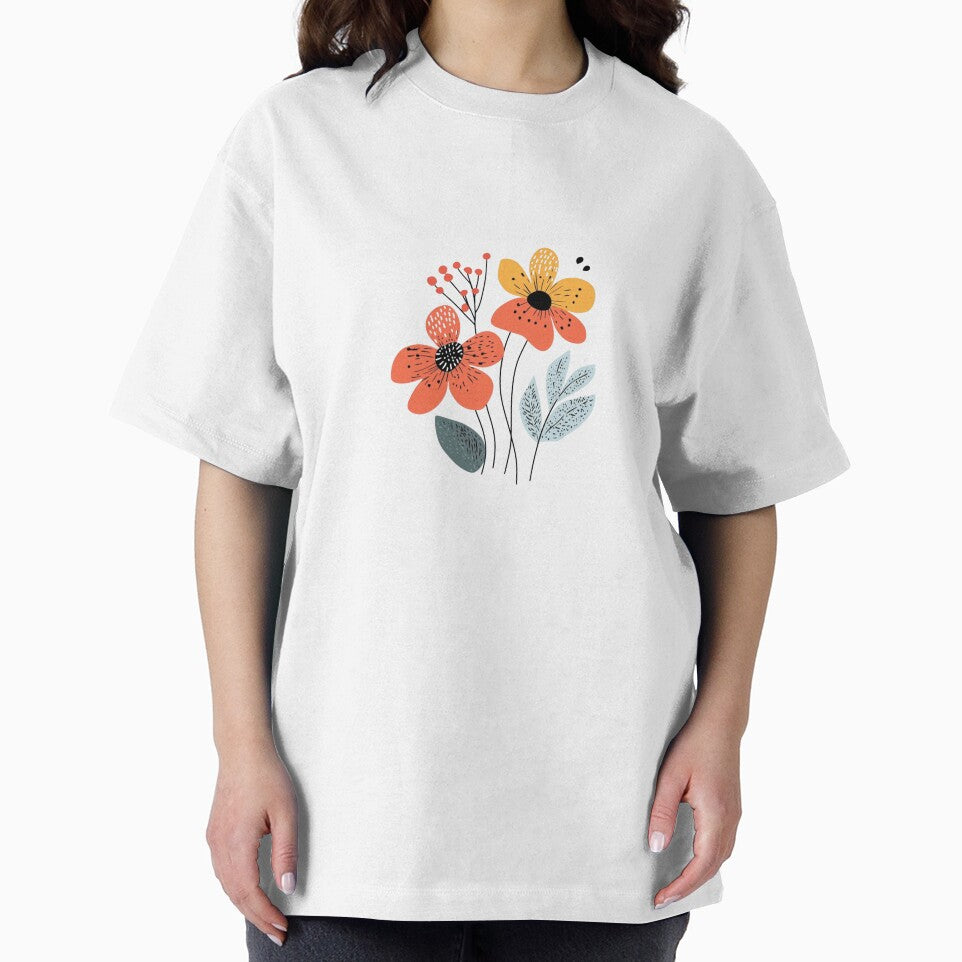 Retro Bloom – Minimal Flower Design by PicklersAnon