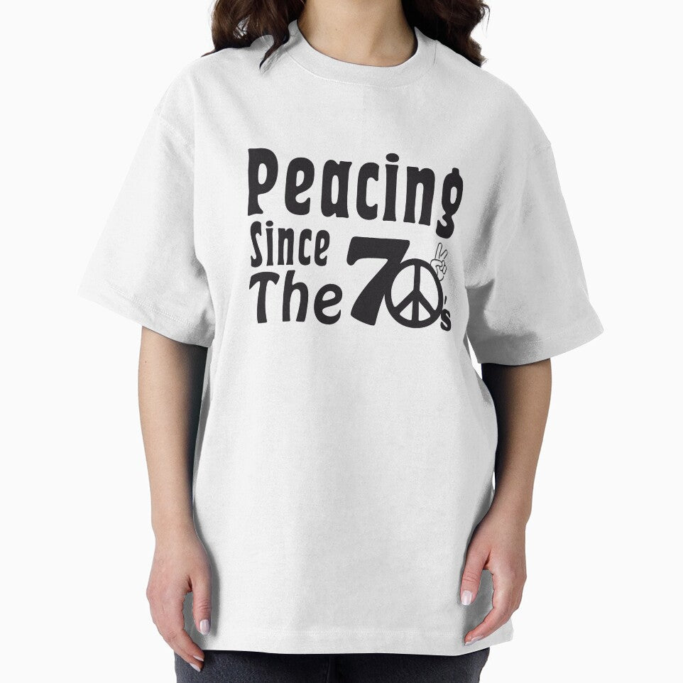 Peacing Since The 70's Monochromatic by MinimalSketches