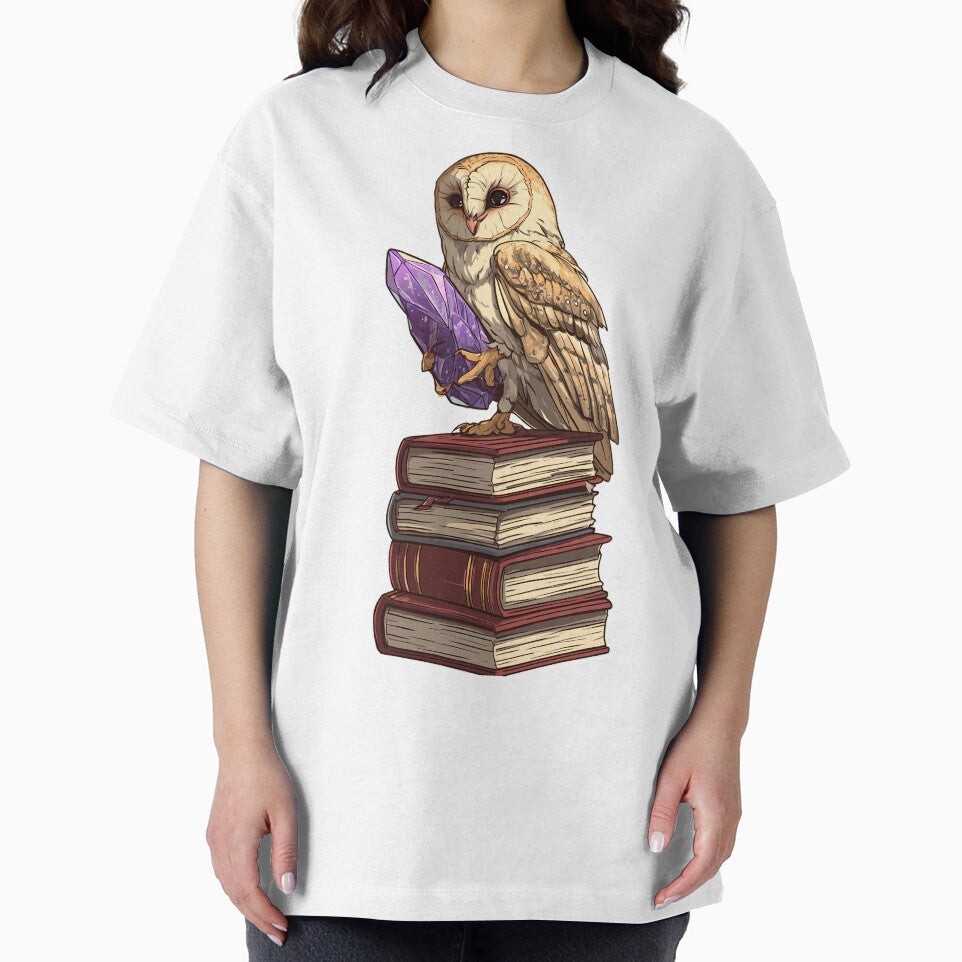 Amethyst Owl Spellbook Stack by IllumeInk