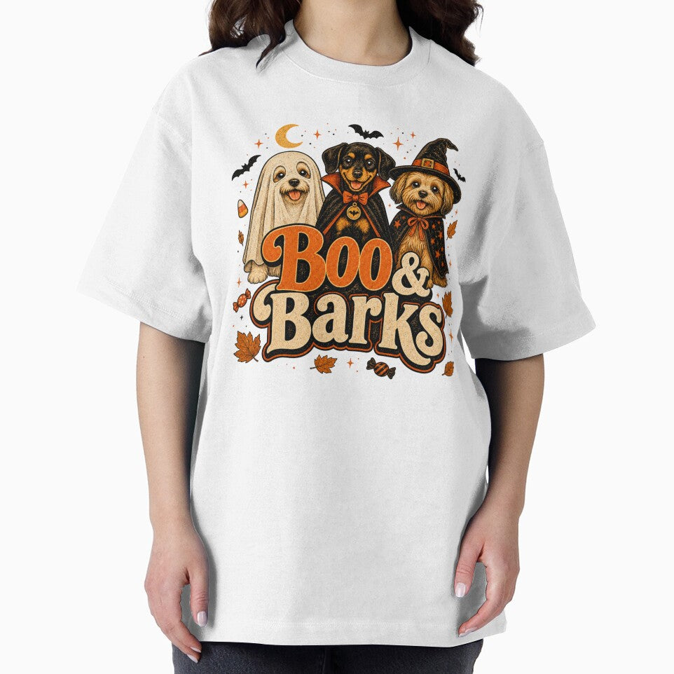 Halloween Dog Shirt, Boo & Barks Tee, Cute Dog Halloween T-Shirt, Dog Lover Gift, Dog Mom Gift, Halloween Gift for Dog Owner by colorleafz