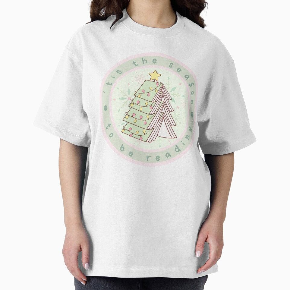 ’Tis the Season to Be Reading – Book Christmas Tree Sticker by Kierra & Co.