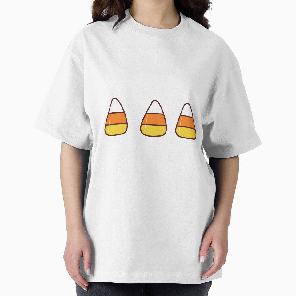Cute Candy Corn Pattern — Pastel Halloween Aesthetic by Mrsmauve