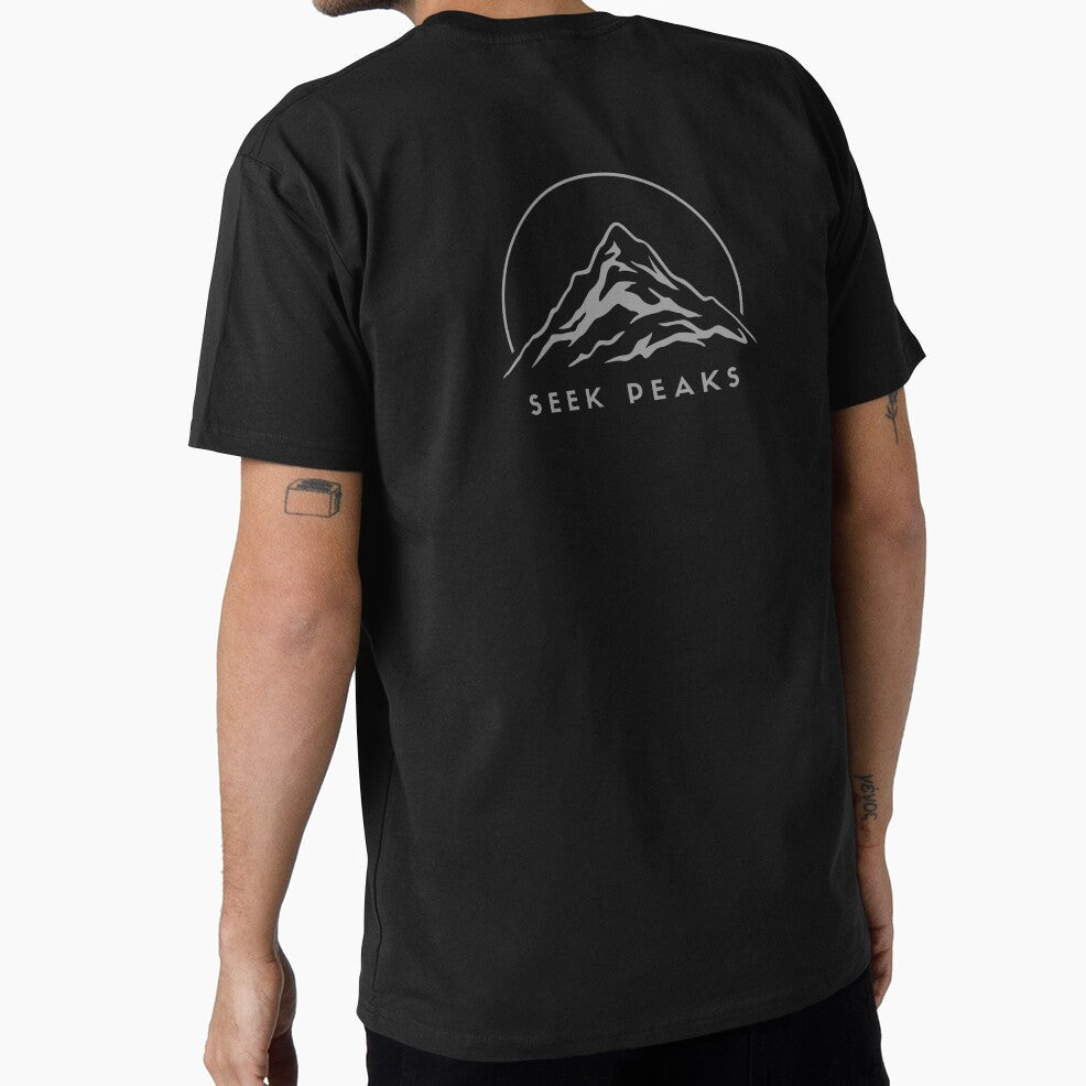 Seek Peaks Mountain – Minimalist Hiking Adventure Design by Slow Vibes Designs