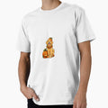 Halloween Dog Pumpkin Costume Illustration Fall Gift Design by Rod & Retriever