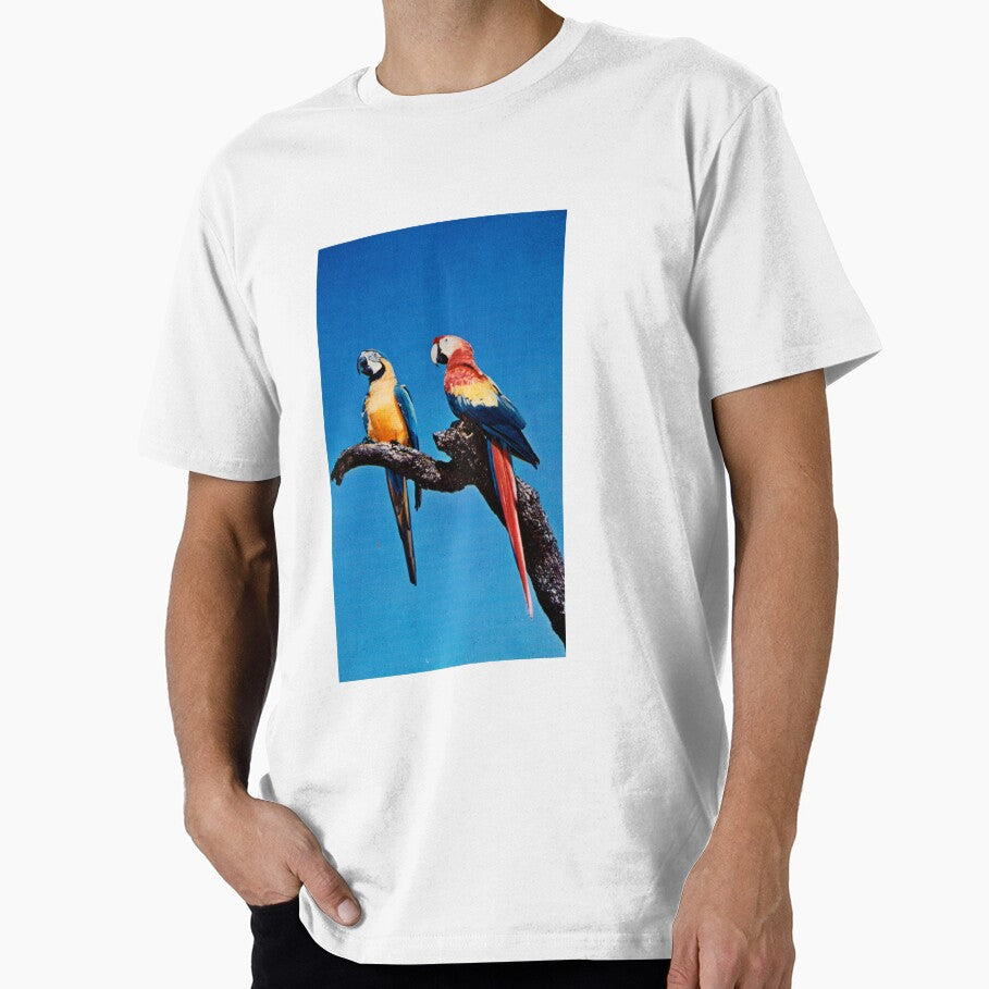 Colorful macaws - vintage animals by Inspirationmotivation