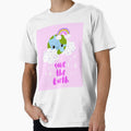 Happy Earth Planet with Rain Clouds by the-myro