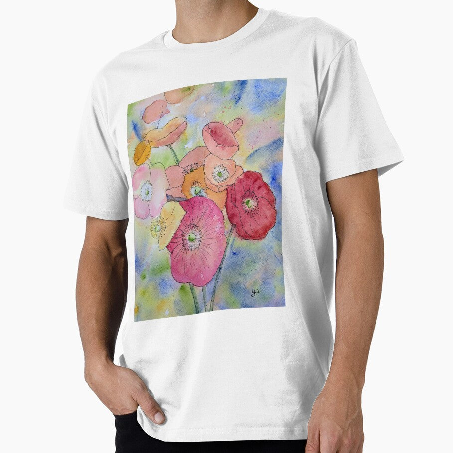Joyful bouquet of poppies by YaelSelaArt